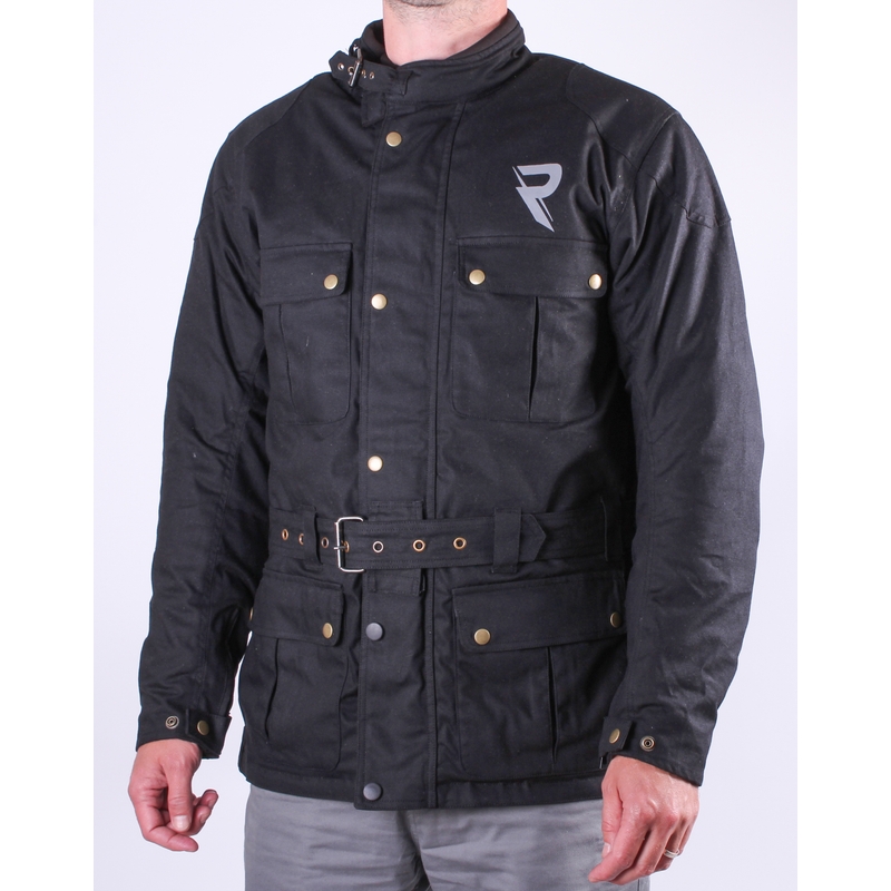 Street Racer Burn Black Motorcycle Jacket razprodaja