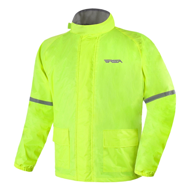 Moto jakna za dež RSA Insta fluo rumena razprodaja