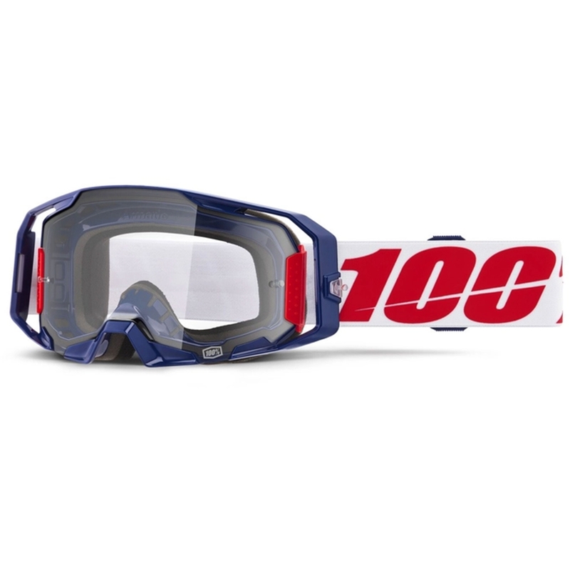 100% motokros očala ARmatic Mach Z s prozornim pleksi steklom