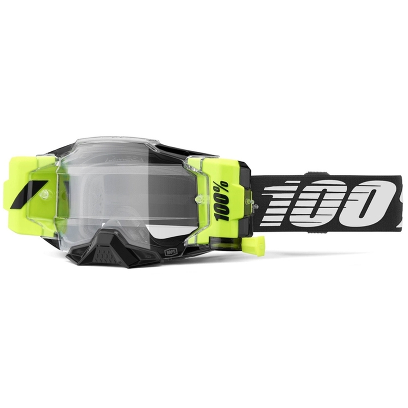 Motocross očala 100% - USA Armega Forecast črna (prozorno steklo)