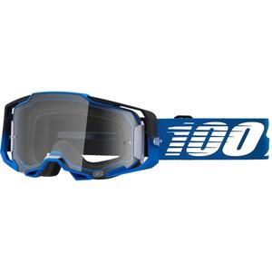 Motokros očala 100% ARMEGA Rockchuck temno modra (prozoren pleksi)