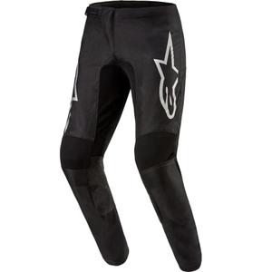 Motokros hlače Alpinestars Fluid Graphite črno-srebrne