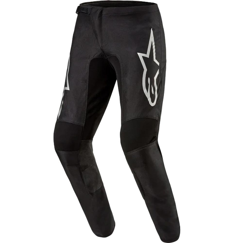 Motokros hlače Alpinestars Fluid Graphite črno-srebrne
