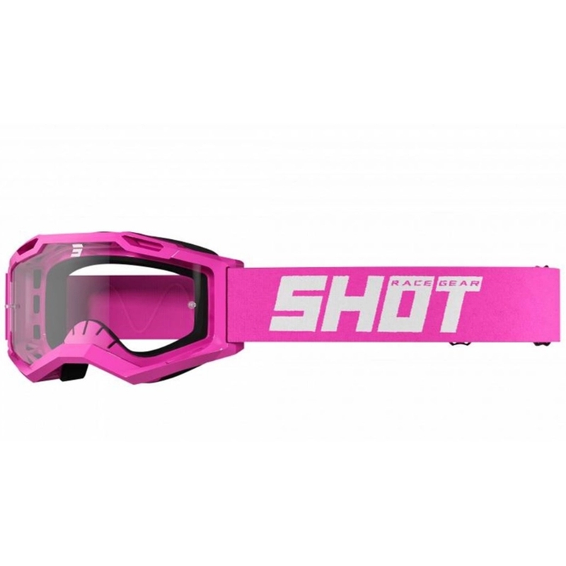Motokros očala Shot Assault 2.0 Solid fluo pink