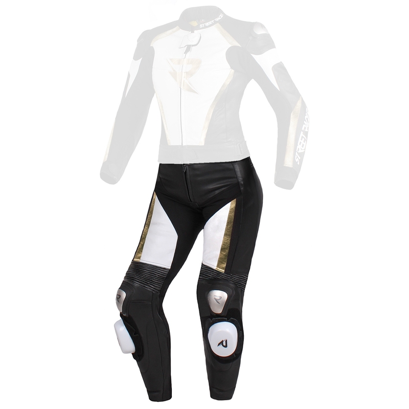 Ženske hlače Street Racer Kiara black-white-gold - II. kakovost