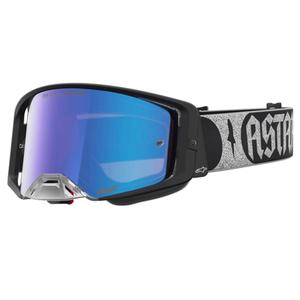 Motokros očala Alpinestars Supertech Atrox črno-srebrna