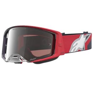 Motokros očala Alpinestars Supertech črno-rdeča