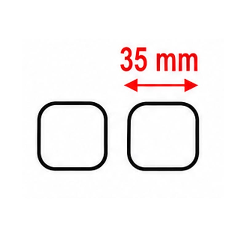 Komplet nalepk Print Universal Kit Big HDR285 črne barve
