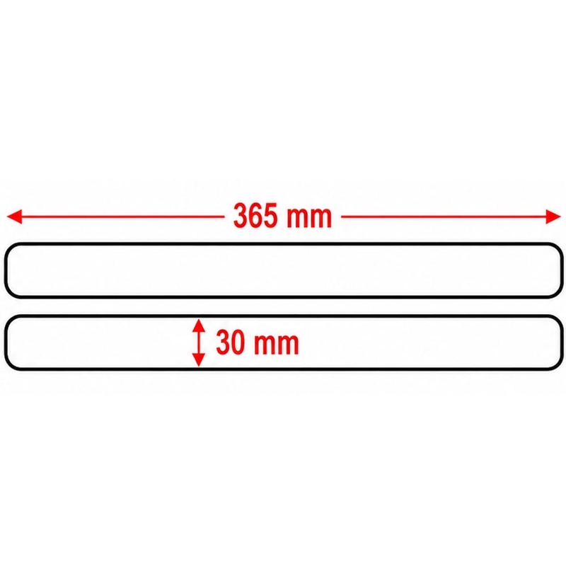 Komplet nalepk Print Universal Kit Big HDR285 prozoren