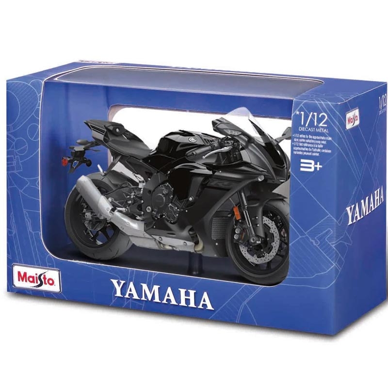 Maisto model motornega kolesa Yamaha YZF-R1 1:12, črne barve