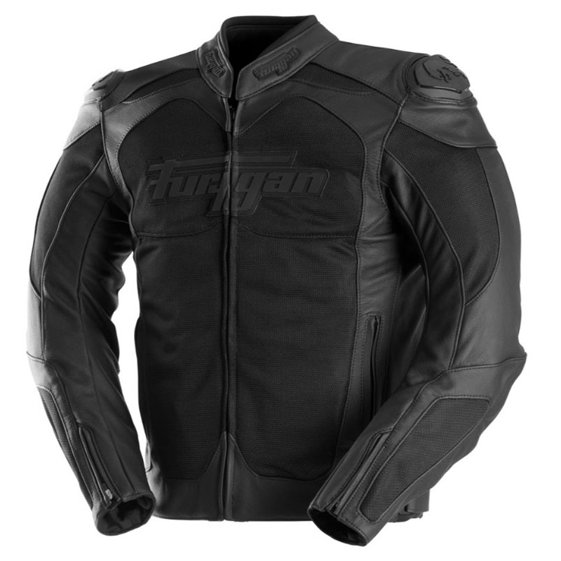 Furygan Speed Mesh 3 usnjena motoristična jakna črne barve - 2. kakovosti - II. kakovost