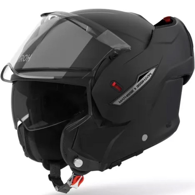 Airoh Mathisse 2 Color preklopna motoristična čelada, mat črna - II. kakovost