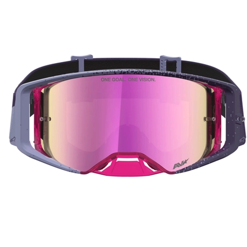 Motokros očala Alpinestars Supertech Hiten vijolično-rdeča