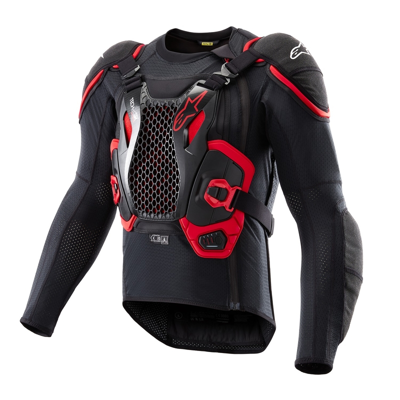 Alpinestars TECH-AIR®OFF-ROAD system airbag telovnik črno-rdeč - II. kakovost