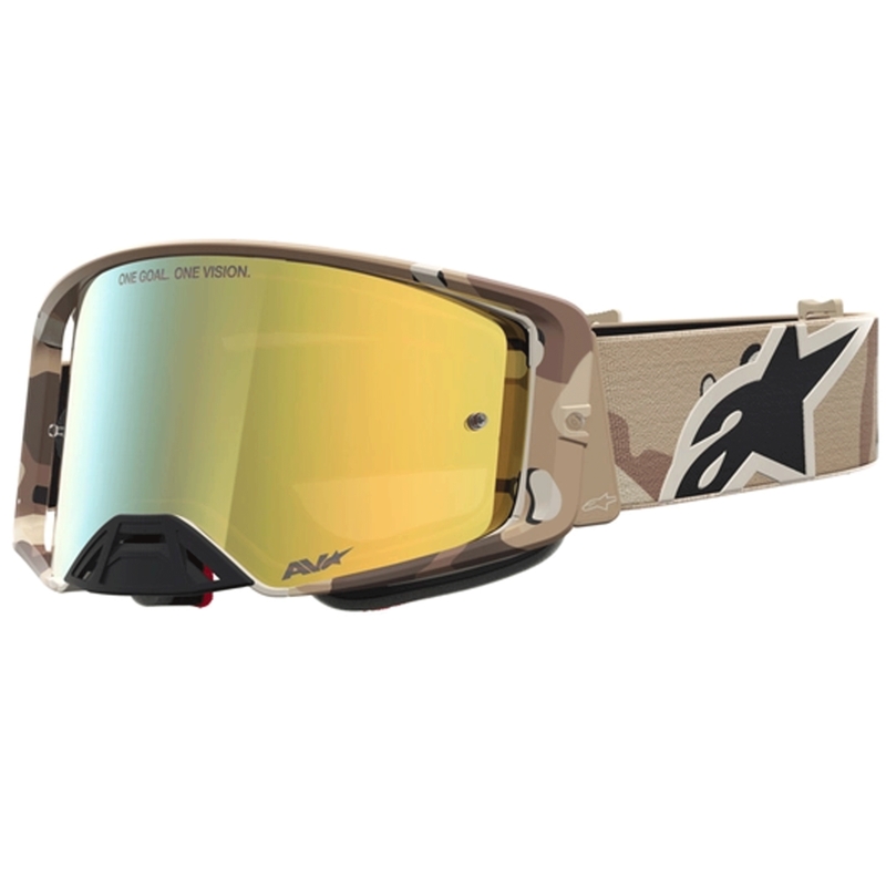 Motokros očala Alpinestars Supertech Lone sand camo