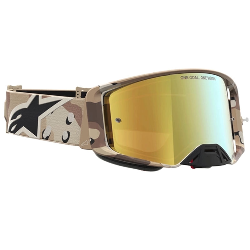 Motokros očala Alpinestars Supertech Lone sand camo
