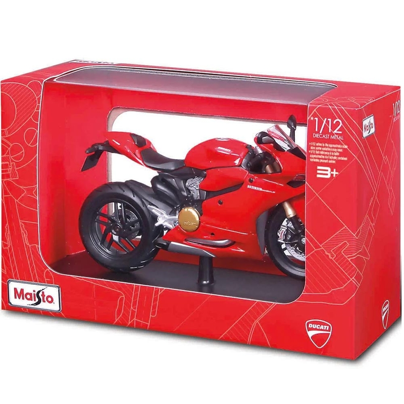 Model motocikla Maisto Ducati 1199 Panigale 1:12 rdeč