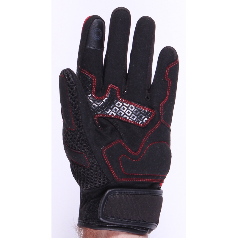 Motoristične rokavice RSA Sneaker Black and Red razprodaja