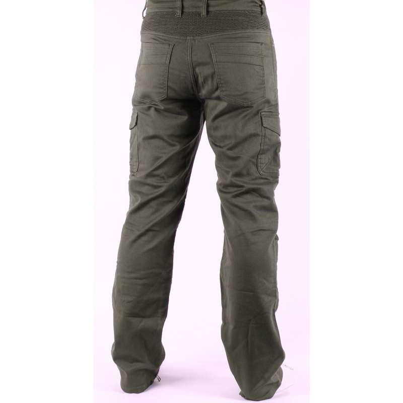 Motociklizem Jeans Label khaki green razprodaja
