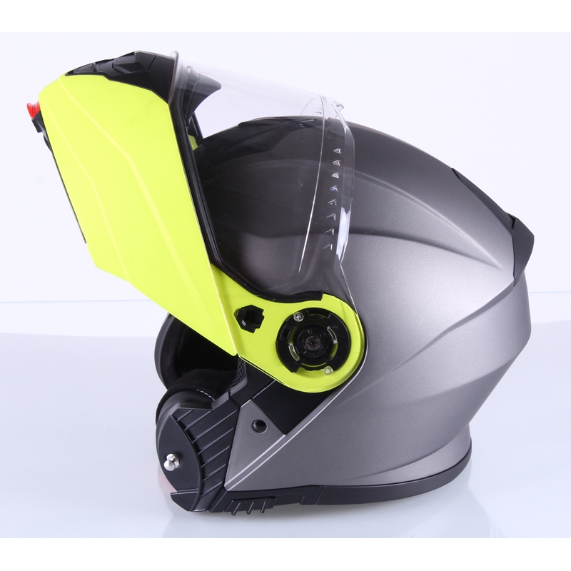 Motoristične čelade RSA Titanos sivo-fluo rumene barve razprodaja
