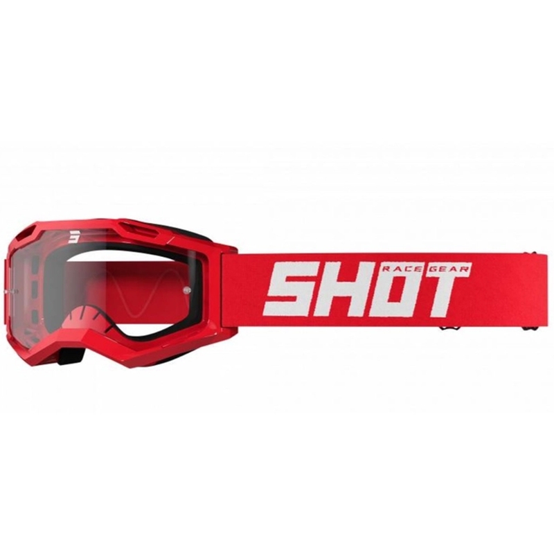 Motokros očala Shot Assault 2.0 Solid red - II. kakovost
