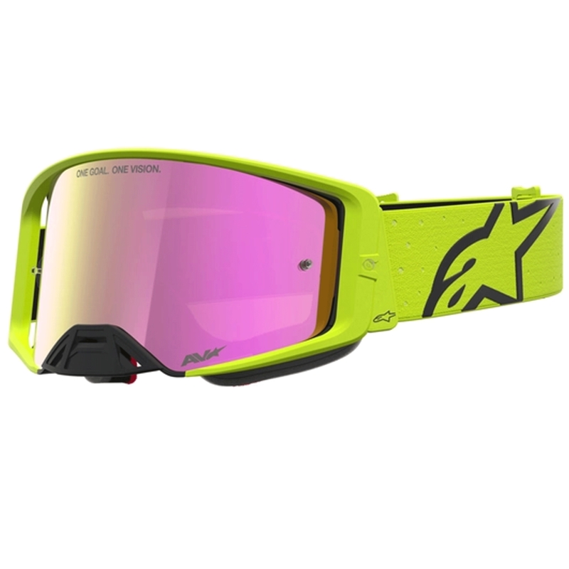 Motokros očala Alpinestars Supertech Vesta fluo-rumeno-črna