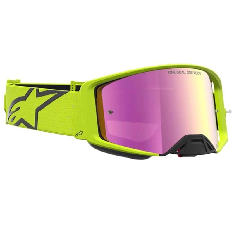 Motokros očala Alpinestars Supertech Vesta fluo-rumeno-črna