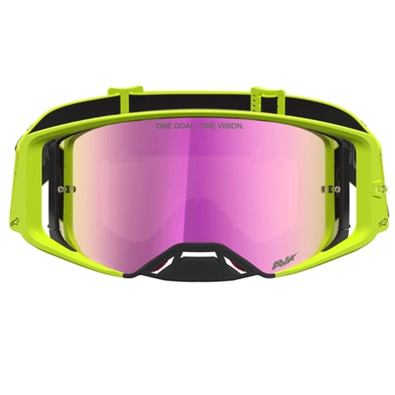 Motokros očala Alpinestars Supertech Vesta fluo-rumeno-črna