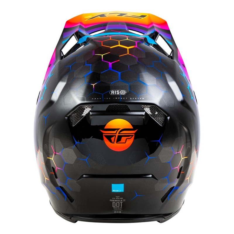 Motokros čelada FLY Racing Formula CC Tektonic črno-rumeno-roza - II. kakovost