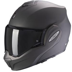 Motoristična čelada na preklop Scorpion EXO-TECH EVO Solid mat antracit - II. kakovost