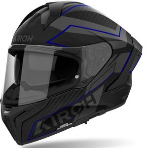 Celoobrazna motoristična čelada Airoh MATRYX Sentinel mat modra