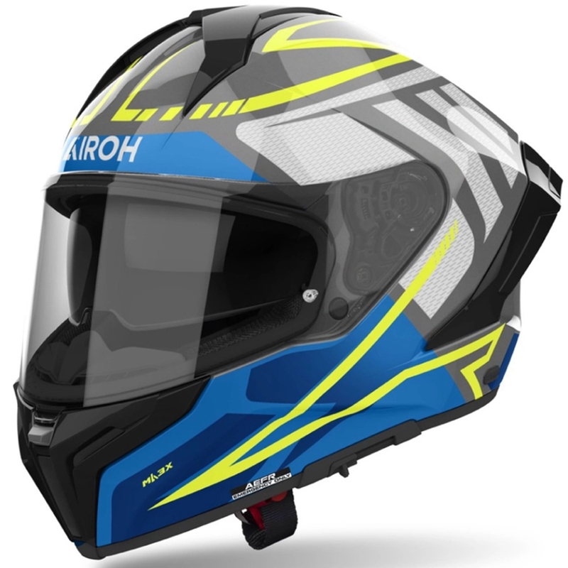 Integralna motoristična čelada Airoh MATRYX Rider glossy blue