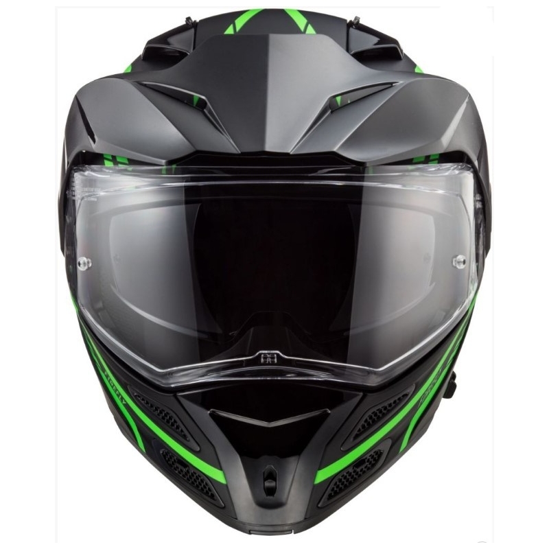 LS2 FF324 Metro EVO Firefly črno-fluo zelena čelada