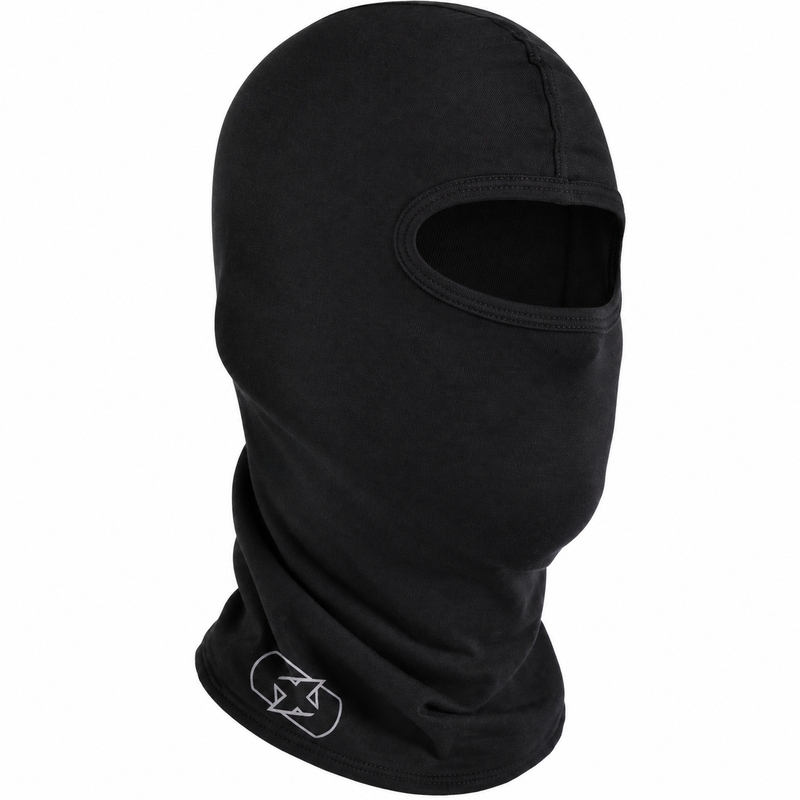 Motoristična kapuca Oxford Balaclava Deluxe iz merino volne, črne barve