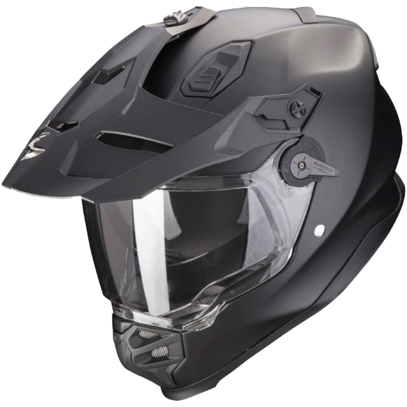Motoristična čelada SCORPION ADF-9000 AIR Solid pearl black mat - II. kakovost
