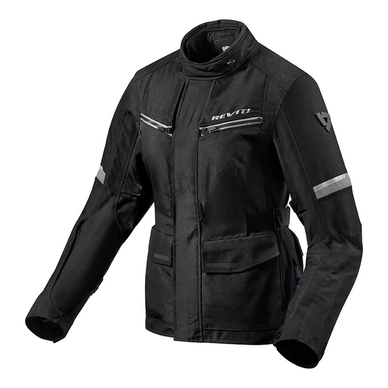Revit Outback 3 Black-Silver motoristična jakna za ženske razprodaja - II. kakovost