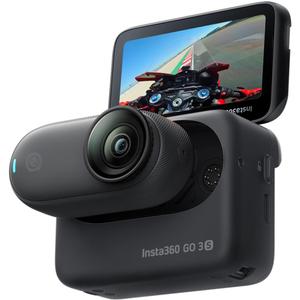 Insta360 GO 3S akcijska kamera za motor v čeladi, črna