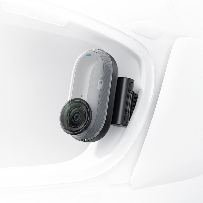 Insta360 GO 3S akcijska kamera za motor v čeladi, črna