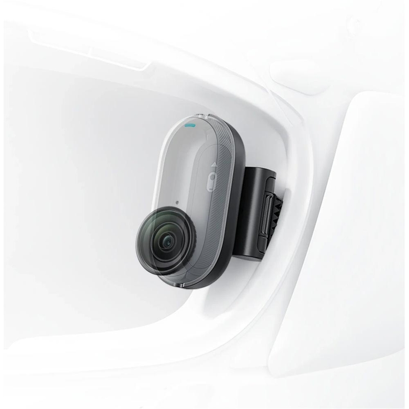 Nosilec Insta360 za čelado z objektivom iz prve perspektive za GO 3/GO 3S, črne barve