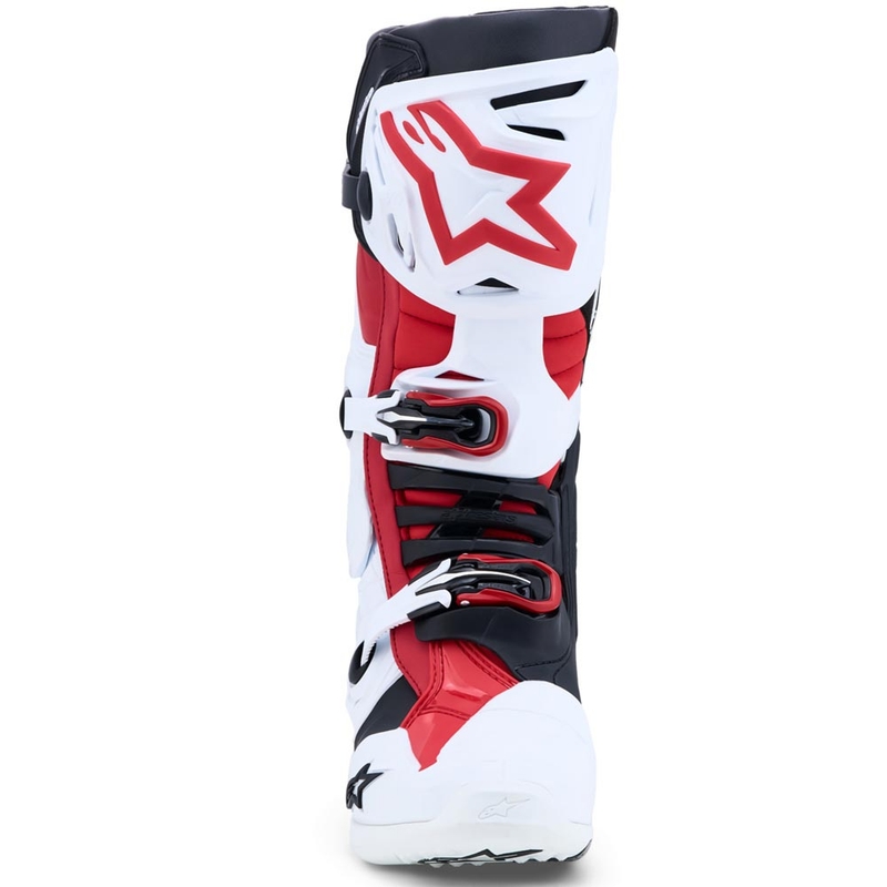 Motokros škornji Alpinestars TECH 10 belo-črno-rdeči