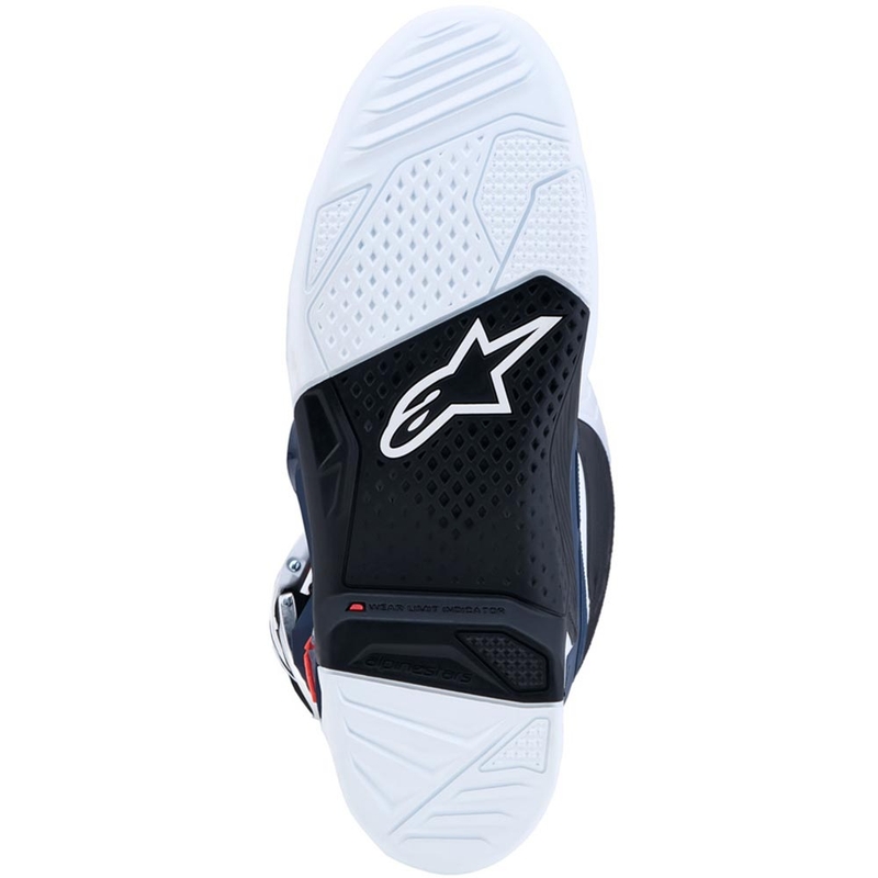 Motokros škornji Alpinestars TECH 7 vijolično-belo-temno modro-fluo rdeča