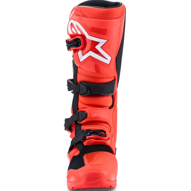 Alpinestars TECH 7 Enduro motoristični škornji fluo rdeče-črni