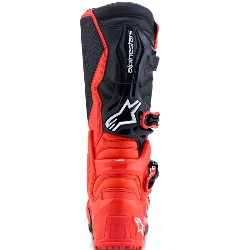 Alpinestars TECH 7 Enduro motoristični škornji fluo rdeče-črni