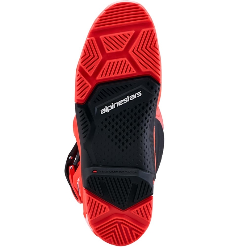 Alpinestars TECH 7 Enduro motoristični škornji fluo rdeče-črni