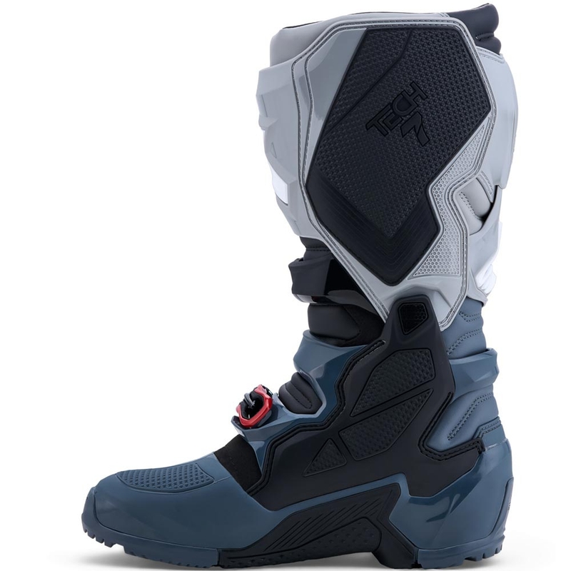 Moto škornji Alpinestars TECH 7 Enduro Drystar temno sivi-svetlo sivi-rdeči
