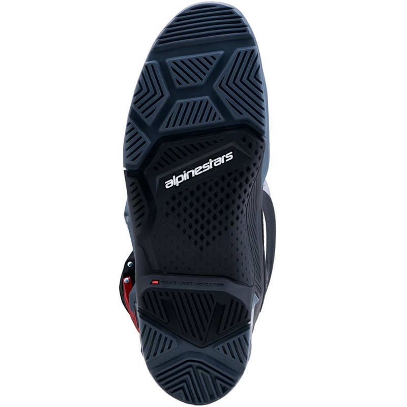 Moto škornji Alpinestars TECH 7 Enduro Drystar temno sivi-svetlo sivi-rdeči