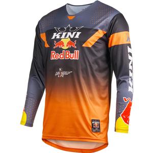 Motokros dres KINI Red Bull 2.0 MXC sivo-oranžen