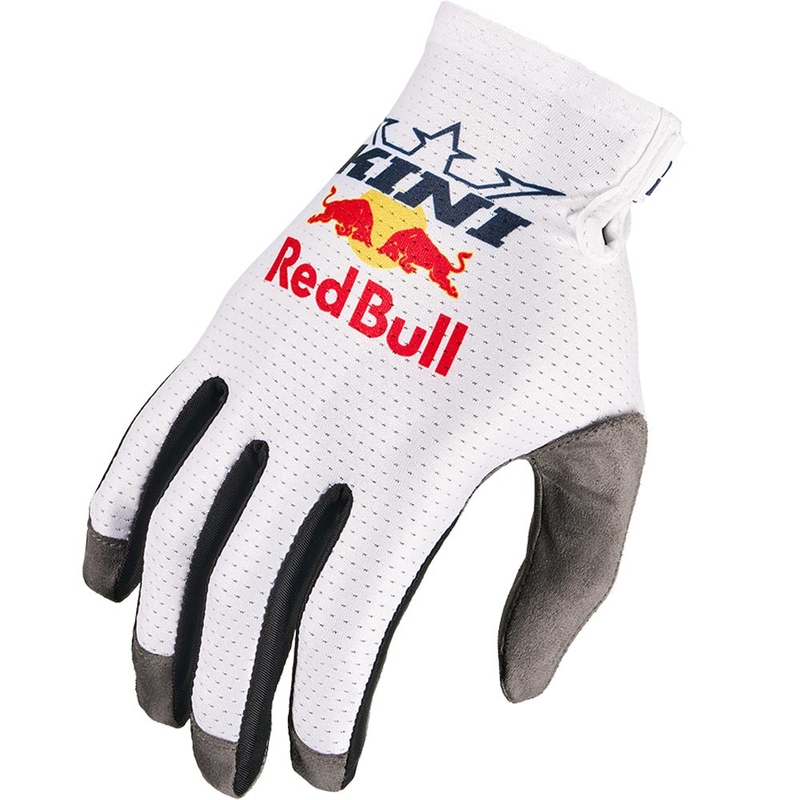 Motokros rokavice KINI Red Bull 1.0 RXP bele