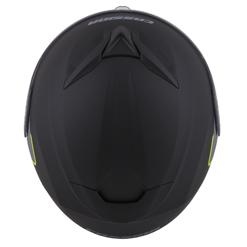 Cassida Compress 2.0 Refraction črno-sivo-fluo rumena prevračalna motoristična čelada razprodaja