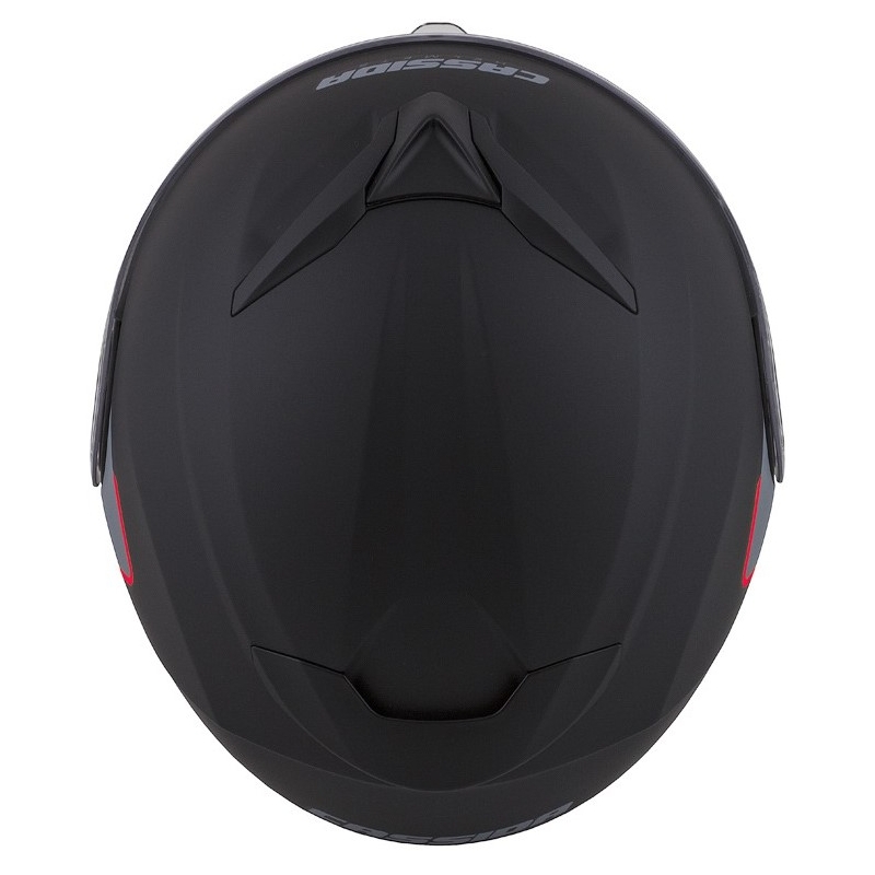 Cassida Compress 2.0 Refraction črno-sivo-rdeča motoristična čelada